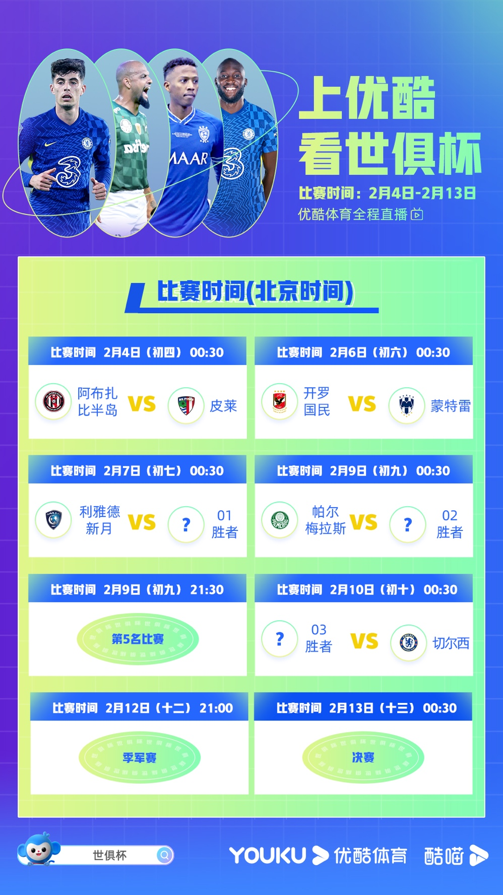 世俱杯直播高清信号观看方法(世俱杯2021直播在哪里看)